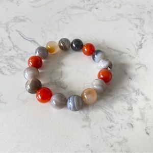 Beautiful, authentic agate bracelet, NWOT
